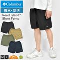 コロンビア Columbia XE1652 リードアイランド ショートパンツ メンズ 膝上 水陸両用 ハーフパンツ 撥水 UVカット 紫外線対策 ナイロン パンツ ズボン 薄手 半パン 半ズボン 短パン ポケット 水着 010.Black M