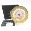 未使用 VERSACE × Rosenthal ヴェルサーチ×ローゼンタール Les reves Byzantins ビザンチン 小皿 プレート10cm 飾り コラボ 磁器 ドイツ製 SU11407D2