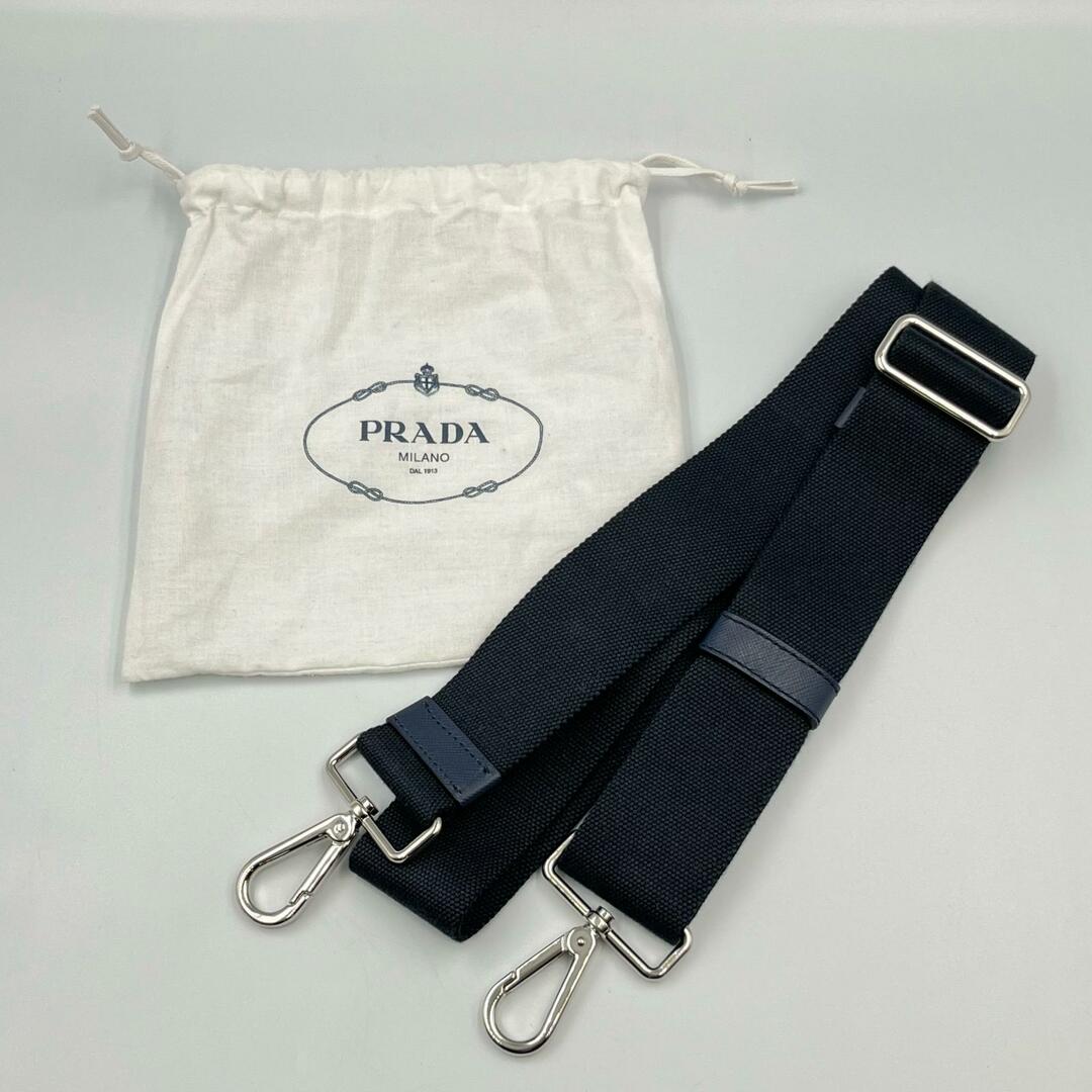 PRADA - プラダ PRADA トートバッグ カナパ M デニム/ビジュー PRADA - プラダ PRADA トートバッグ カナパ M デニム/ビジュー