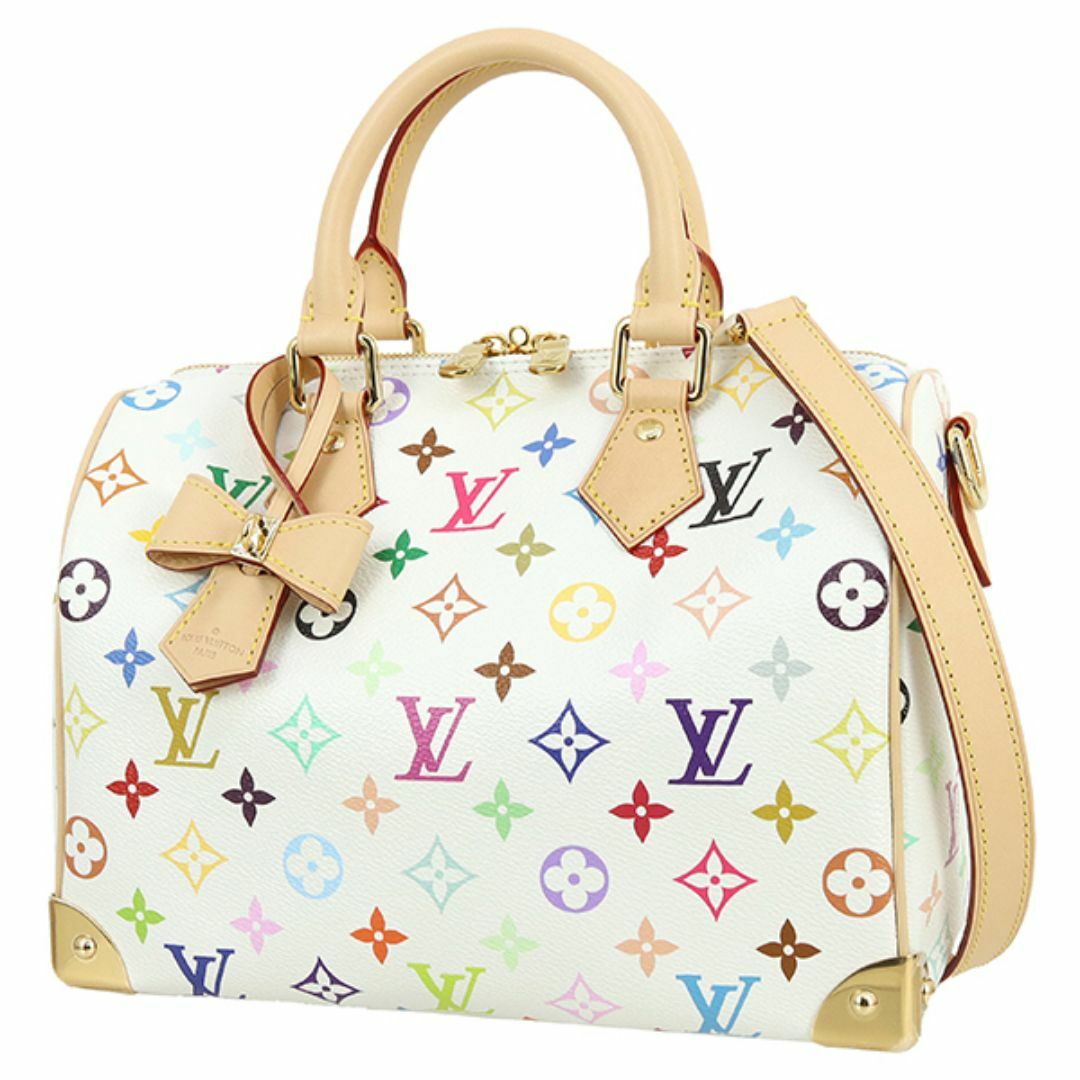 LOUIS VUITTON - ルイヴィトン ショルダーバッグ ハンドバッグ レディース LV×TM スピーディ バンドリエール 25 モノグラム モノグラムキャンバス ホワイト 白 ベージュ マルチカラー 新品 h-i841
