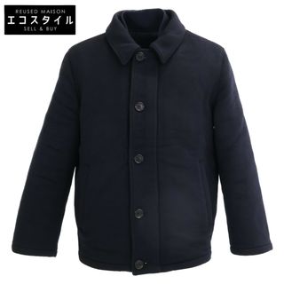 PRADA - PRADA プラダ ナイロン リブジャケット 中綿 ブラック PRADA - PRADA プラダ ナイロン リブジャケット 中綿 ブラック