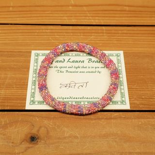 マツノグラスビーズ(MATSUNO GLASS BEADS)のLily and Laura 新品未使用 リリーアンドローラ ブレスレット138(ブレスレット/バングル)