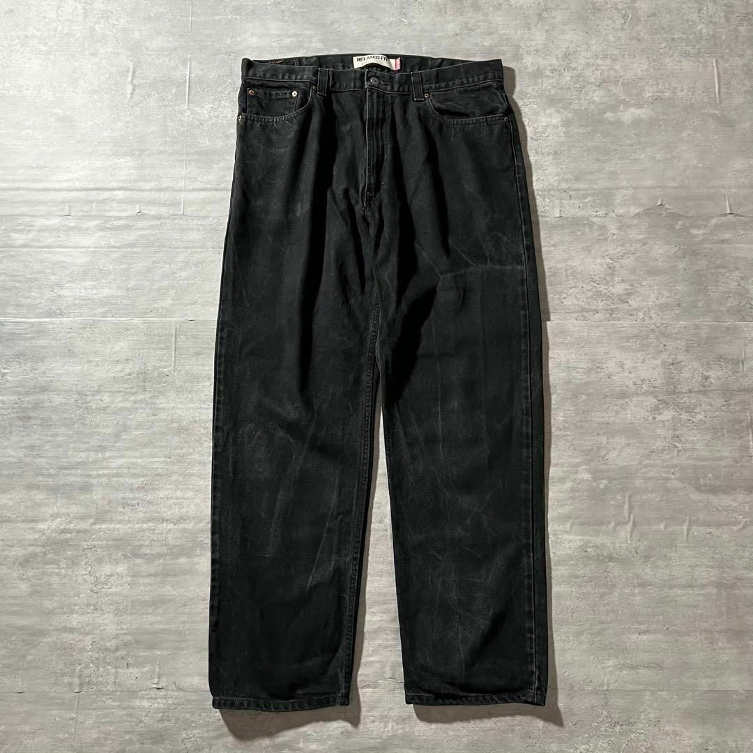 Levi's - 【極太シルエット、フェード】Levi's550 ブラック Levi's - 【極太シルエット、フェード】Levi's550 ブラック