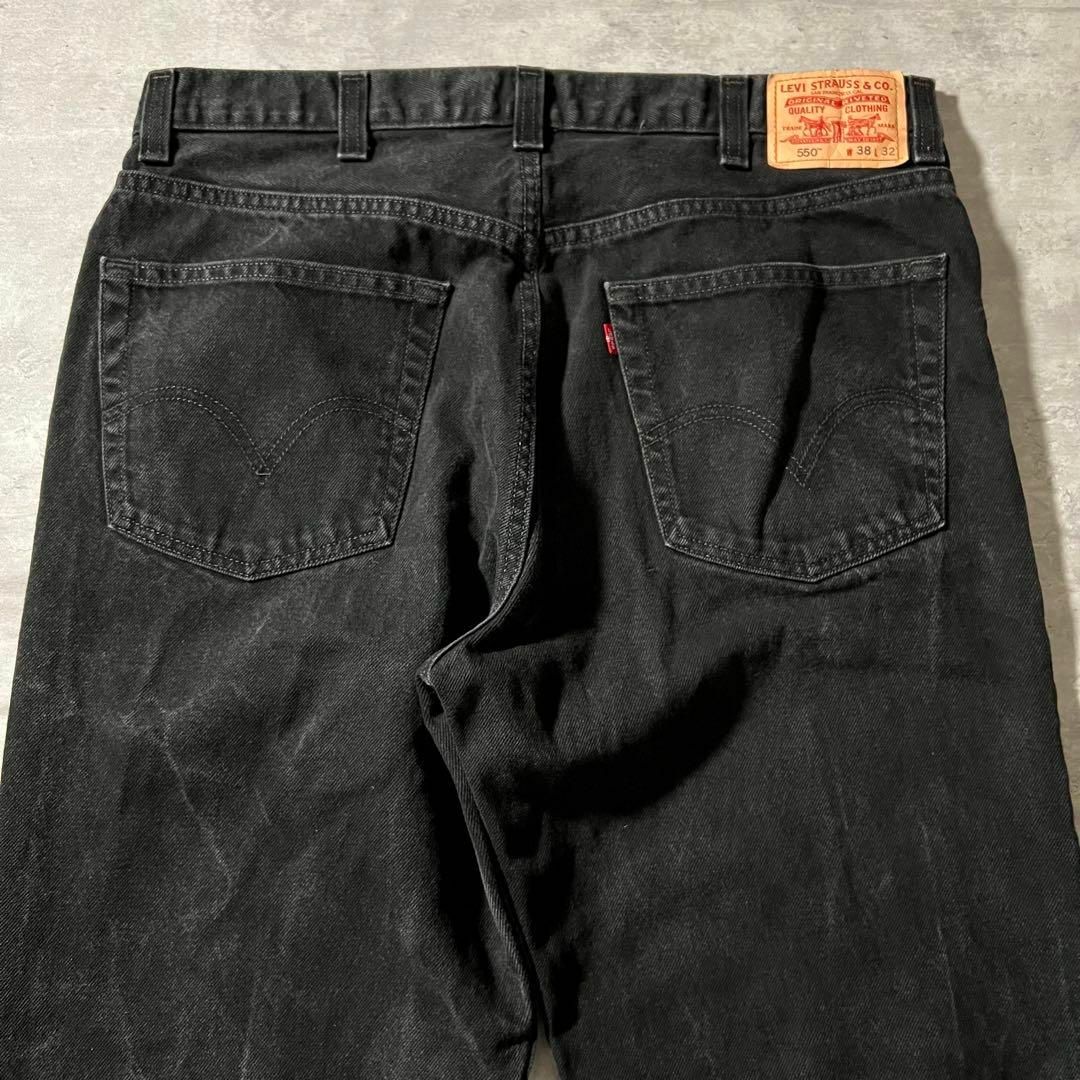 Levi's - 【極太シルエット、フェード】Levi's550 ブラック Levi's - 【極太シルエット、フェード】Levi's550 ブラック