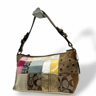 COACH - コーチ クロコ型押し ハンドバッグ 14602 レザー COACH - コーチ クロコ型押し ハンドバッグ 14602 レザー