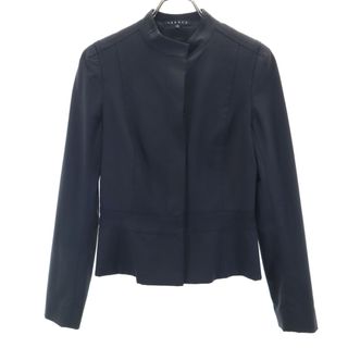 Theory - theory ラムレザーハーフ丈コート ダークブラウン Theory - theory ラムレザーハーフ丈コート ダークブラウン