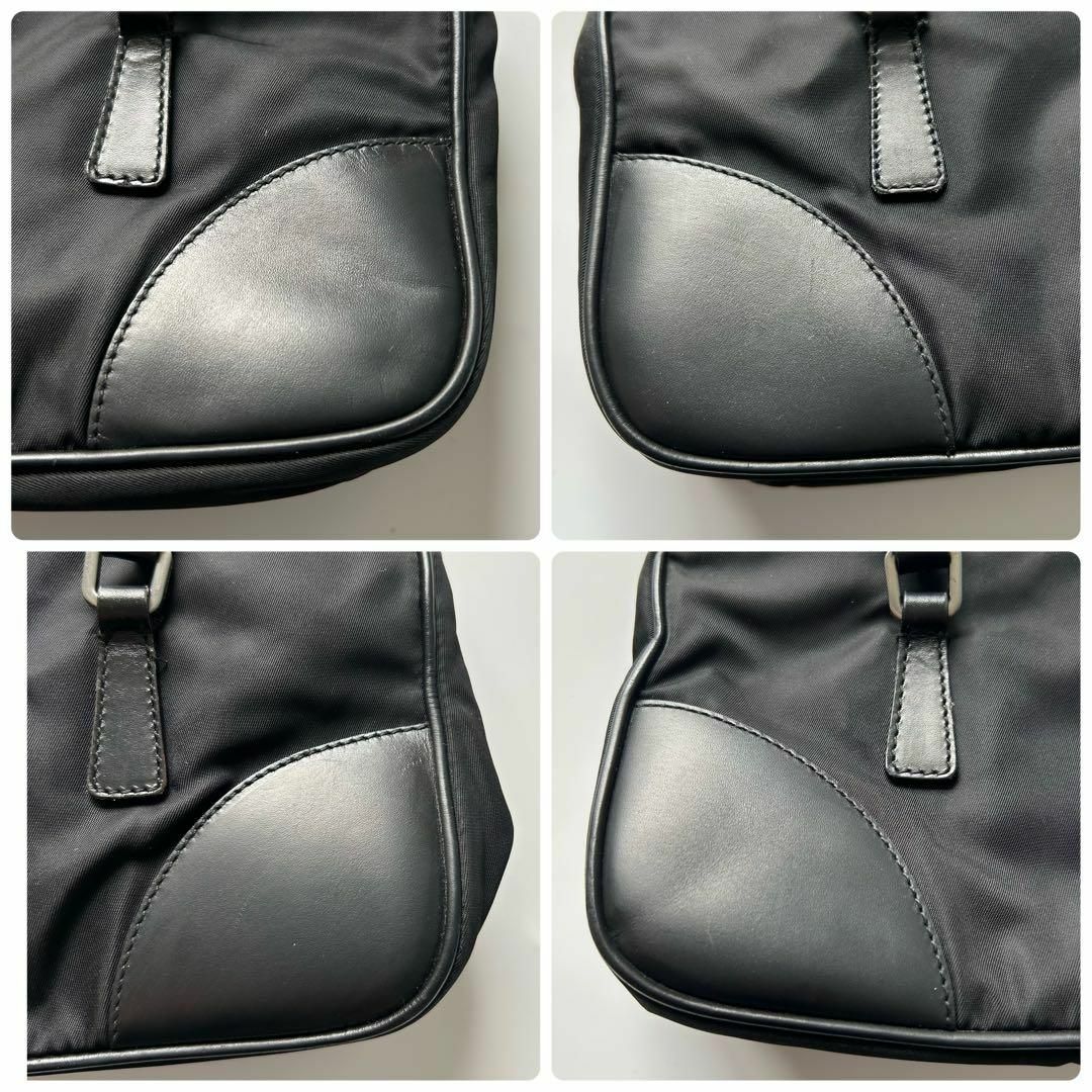PRADA - 美品✨ PRADA アクセサリーポーチ ミニハンドバッグ 黒 PRADA - 美品✨ PRADA アクセサリーポーチ ミニハンドバッグ 黒