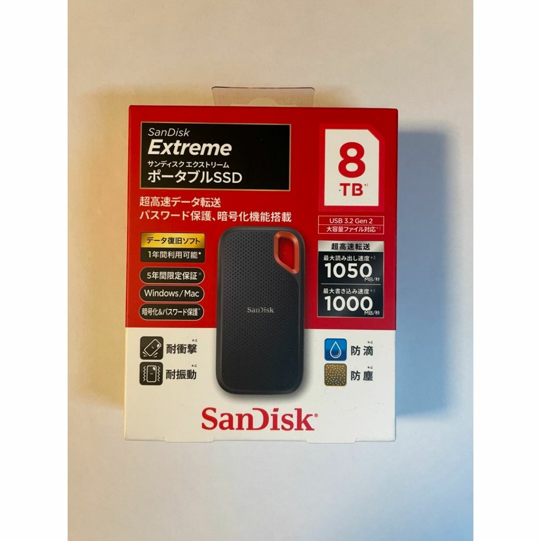 Sandisk Extreme SSD 8TB 新品