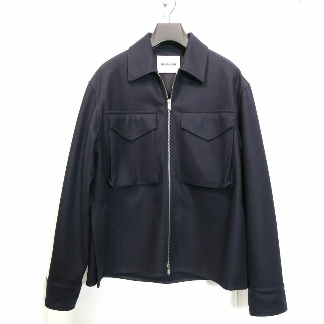 JIL SANDER - 24SS JIL SANDER MELTON WOOL ZIP JACKET の通販 JIL SANDER - 24SS JIL SANDER MELTON WOOL ZIP JACKET の通販