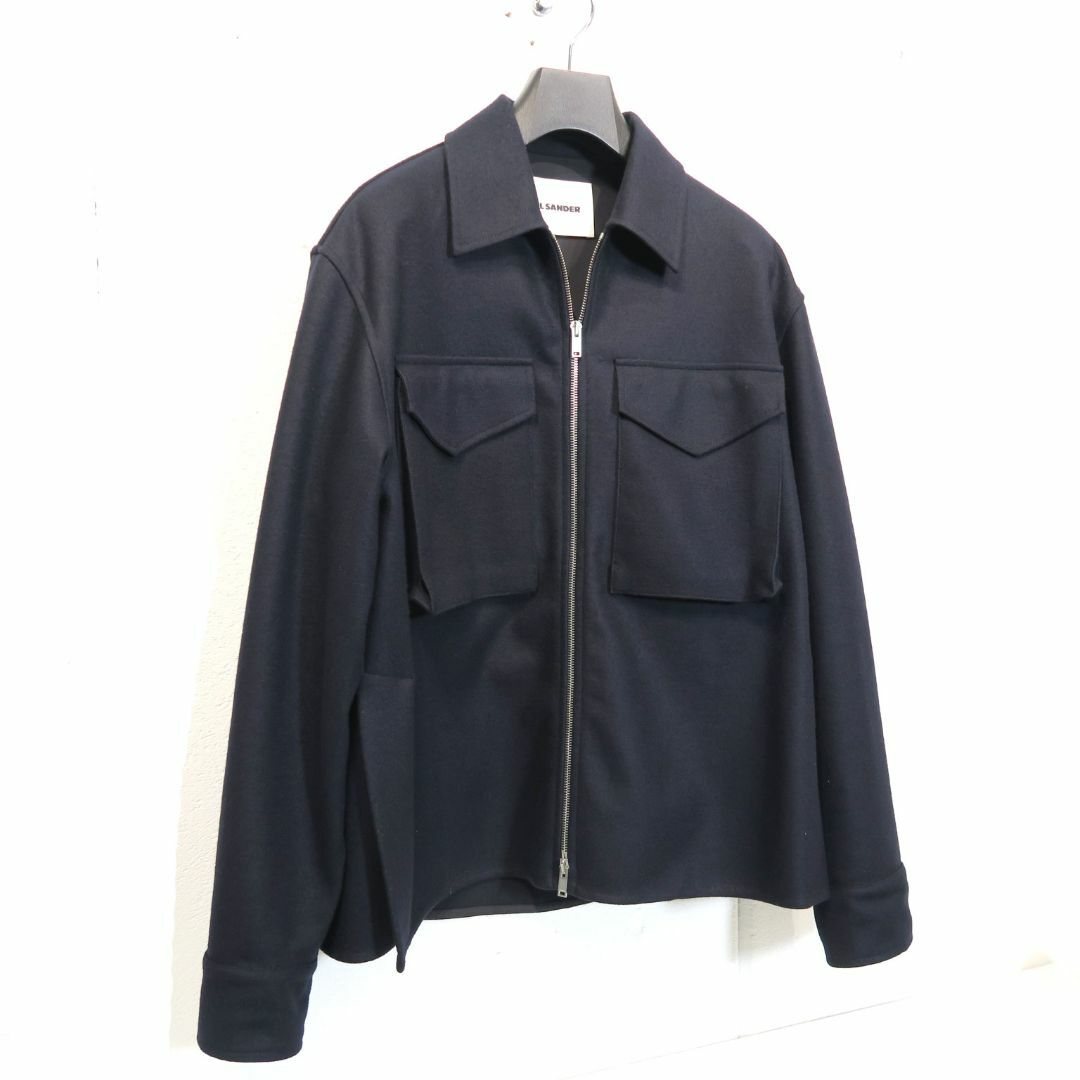 JIL SANDER - 24SS JIL SANDER MELTON WOOL ZIP JACKET の通販 JIL SANDER - 24SS JIL SANDER MELTON WOOL ZIP JACKET の通販