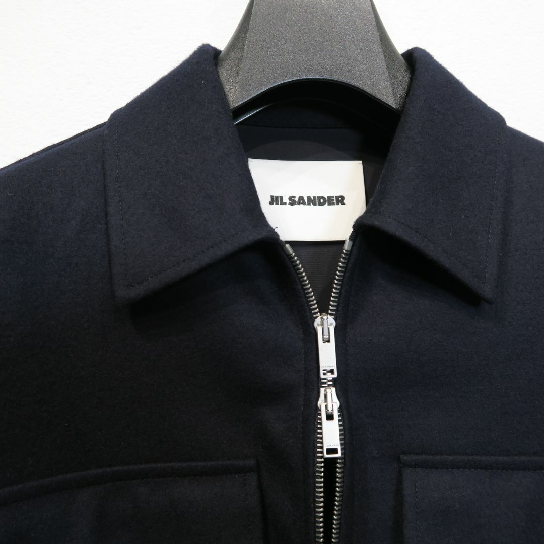 JIL SANDER - 24SS JIL SANDER MELTON WOOL ZIP JACKET の通販 JIL SANDER - 24SS JIL SANDER MELTON WOOL ZIP JACKET の通販