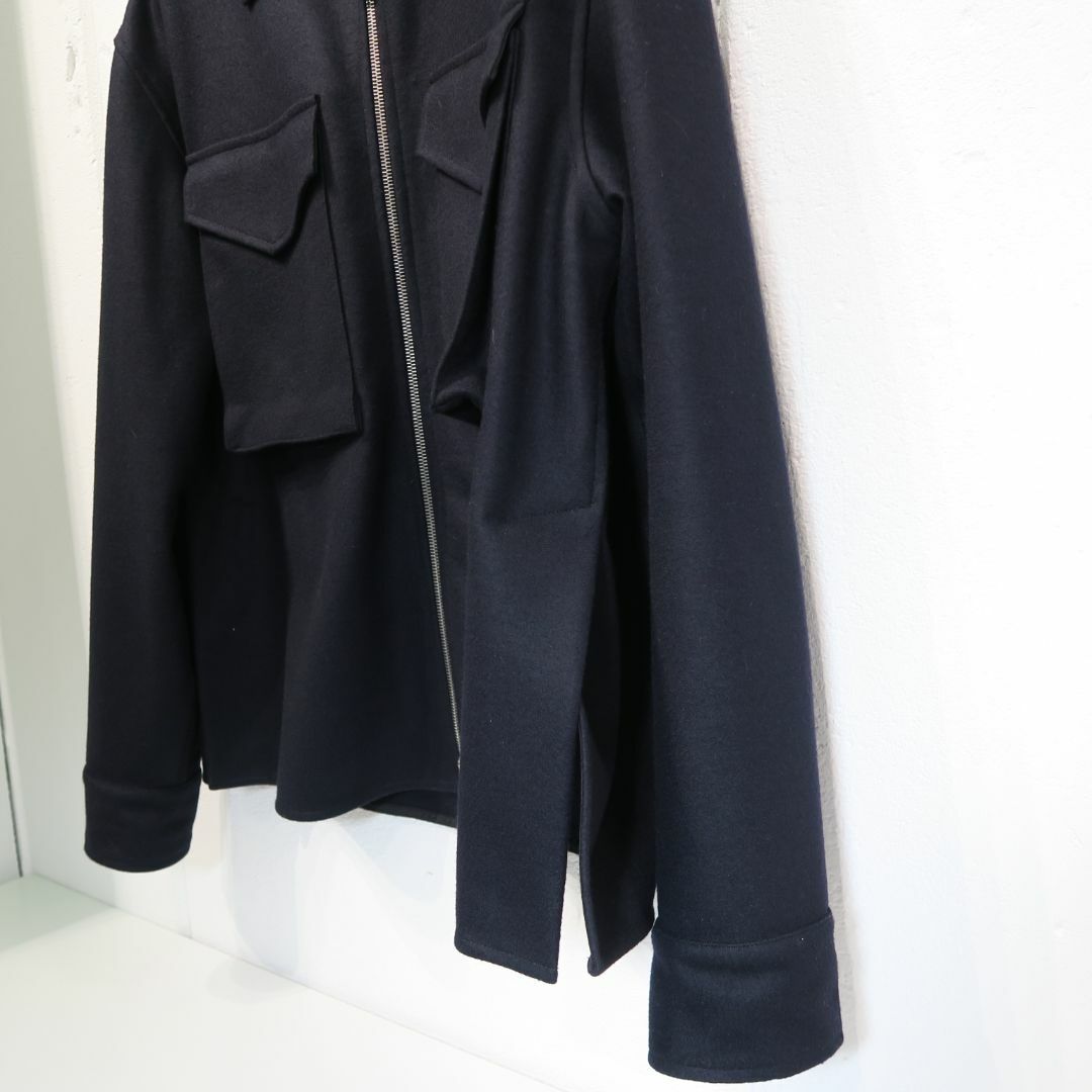 JIL SANDER - 24SS JIL SANDER MELTON WOOL ZIP JACKET の通販 JIL SANDER - 24SS JIL SANDER MELTON WOOL ZIP JACKET の通販