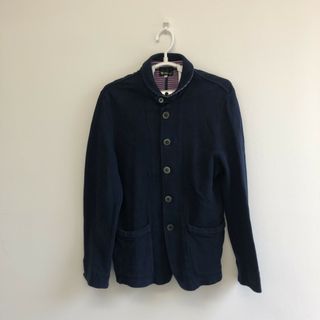 【THE SHOP TK MIXPICE】ザ ショップ ティーケー ミクスパイス　ネイビー系　L　アウター　ジャンパー(その他)