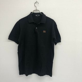 ダックス(DAKS)の【DAKS】ダックス　トップス　ポロシャツ　半袖　黒系　ブラック　サイズ4　カジュアル　シンプル(ポロシャツ)