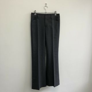 【MICHELKLEIN】ミッシェルクラン　グレー系　38　パンツ　スラックス　無地　シンプル　ボトムス(その他)