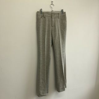 【MICHELKLEIN】ミッシェルクラン　グレー系　36　パンツ　スラックス　無地　シンプル　ボトムス(その他)