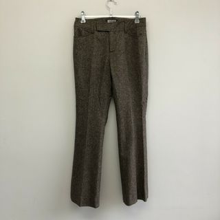 【ELLE】エル　ブラウン系　36　パンツ　スラックス　無地　シンプル　フォーマル(その他)