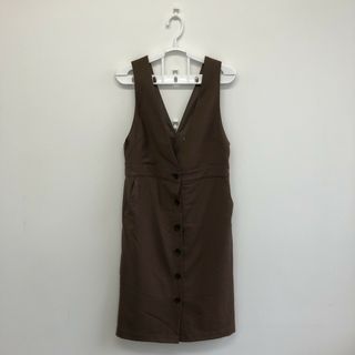 【NATURAL BEAUTY BASIC】ナチュラルビューティーベーシック　ブラウン系　S　ワンピース　ノースリーブ(その他)