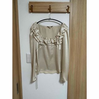 COCO DEAL ドットフロッキーペプラムシャツの通販 by Nini's COCO DEAL ドットフロッキーペプラムシャツの通販 by Nini's