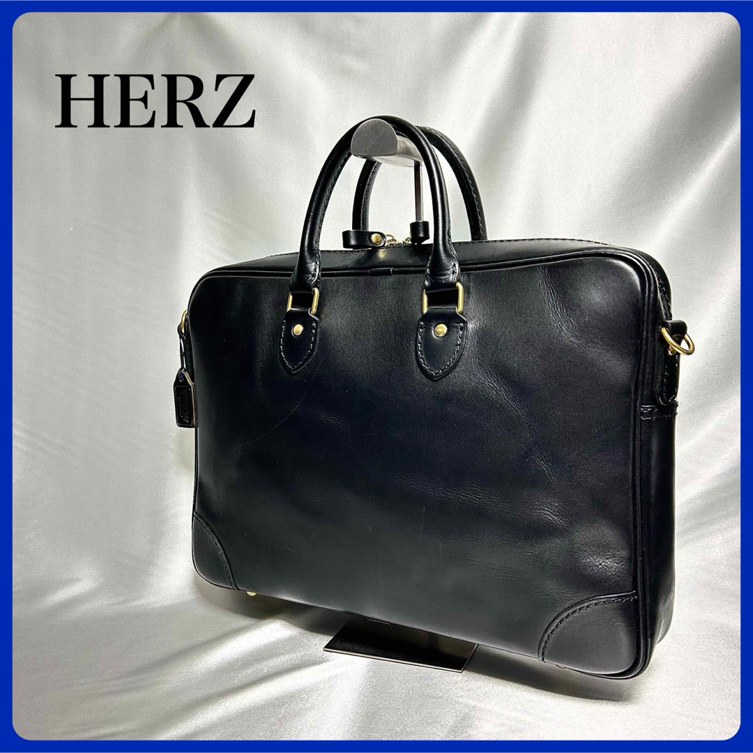 HERZ - HERZ 2wayビジネスバッグ BW-15 ブラック Lサイズ HERZ - HERZ 2wayビジネスバッグ BW-15 ブラック Lサイズ