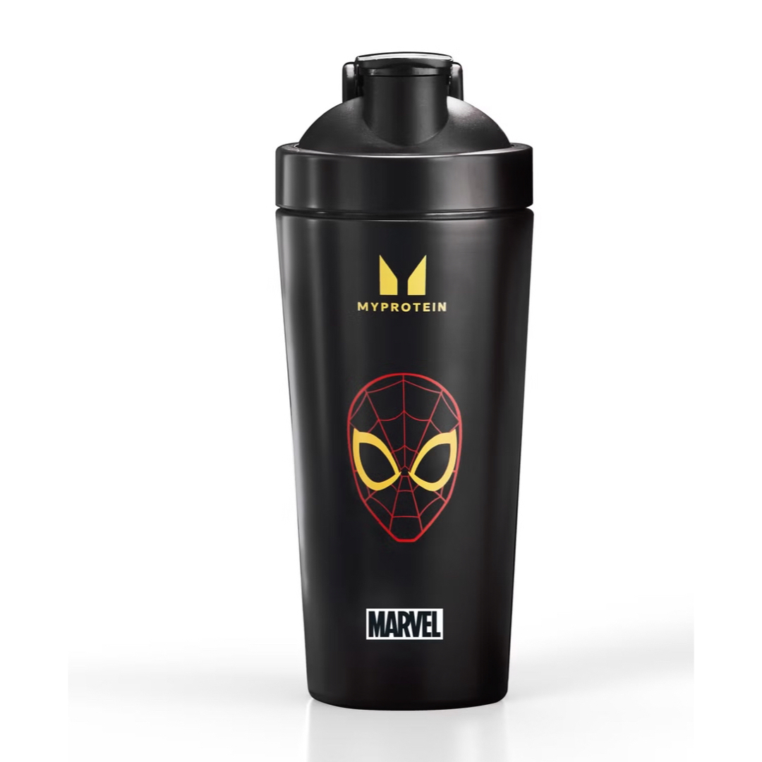MYPROTEIN(マイプロテイン)のマイプロテイン スパイダーマンコラボ marvel シェイカー スポーツ/アウトドアのトレーニング/エクササイズ(トレーニング用品)の商品写真