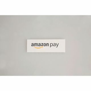 アマゾン(Amazon)の非売品! amazon pay アマゾン ノベルティ ロゴ ステッカー 白(その他)