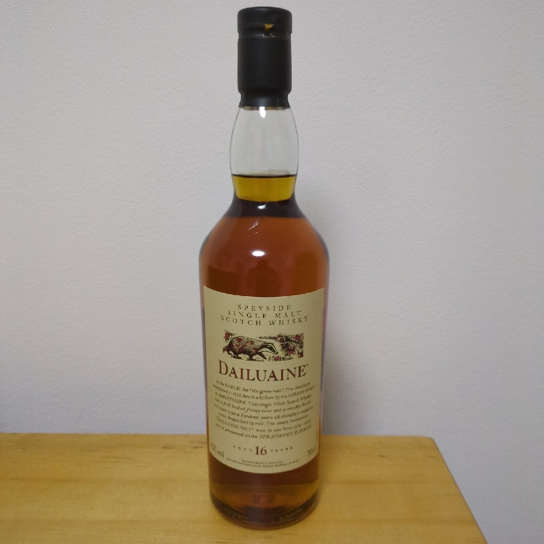 花と動物シリーズ ダルユーイン16年 食品/飲料/酒の酒(ウイスキー)の商品写真