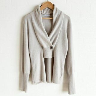 BRUNELLO CUCINELLI - ブルネロクチネリ グレージュ ニット BRUNELLO CUCINELLI - ブルネロクチネリ グレージュ ニット