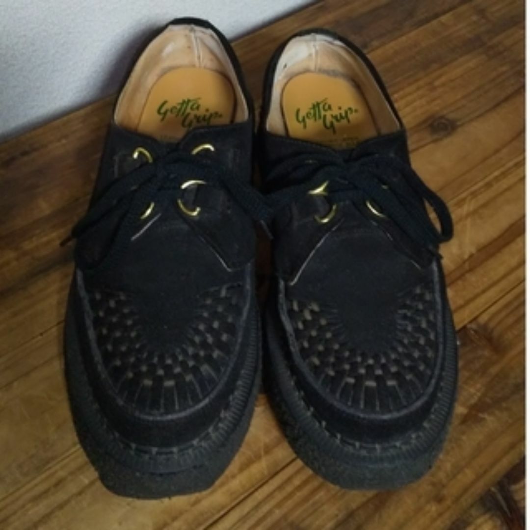 【スーパーセール】 GETTA GRIP 28 黒 ラバーソール スエード ゲッタグリップ 古着 - 靴