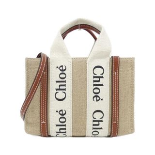 クロエ(Chloe)の【新品】クロエ ウッディ ミニ トート CHC22AP237 I26 バッグ(ハンドバッグ)