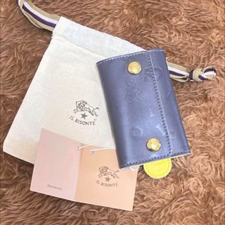 IL BISONTE - イルビゾンテ 6連キーケース ロゴエンボスド IL BISONTE - イルビゾンテ 6連キーケース ロゴエンボスド