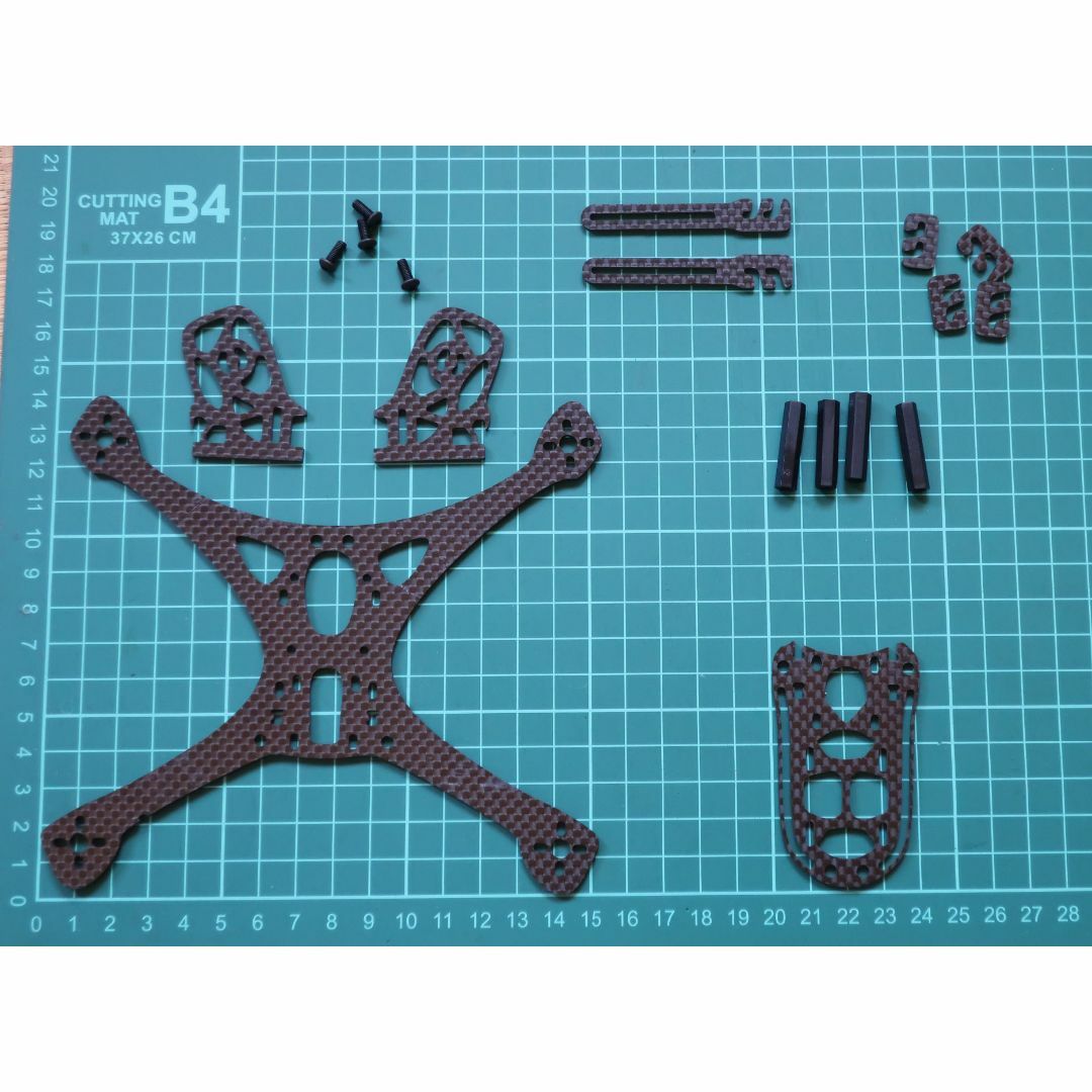 オリジナル 4inch用 ドローンフレーム　30g