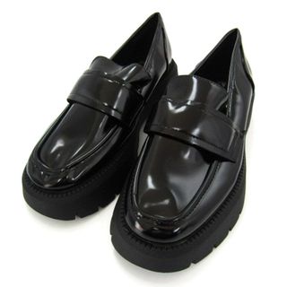ZARA - 【完売品】ZARA エナメルレザー風ペニーストラップ ZARA - 【完売品】ZARA エナメルレザー風ペニーストラップ