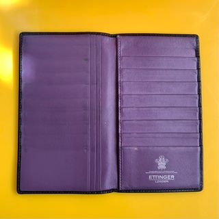 ETTINGER - 【美品】ETTINGER エッティンガー スリム 長財布 ETTINGER - 【美品】ETTINGER エッティンガー スリム 長財布