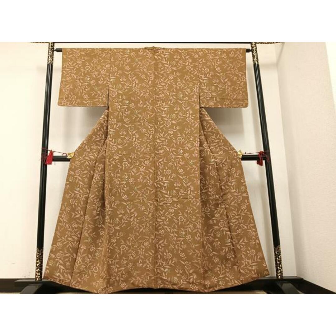 平和屋着物□上質な小紋 草花文 正絹 逸品 BAAL4480hz (楽天 平和屋着物□上質な小紋 草花文 正絹 逸品 BAAL4480hz (楽天