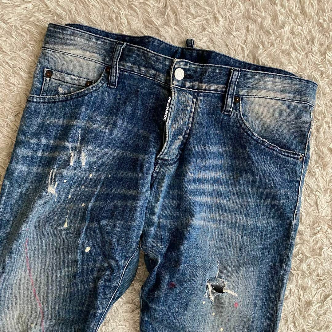 DSQUARED2 - DSQUARED2 Clement jean ダメージ加工 イタリア製 DSQUARED2 - DSQUARED2 Clement jean ダメージ加工 イタリア製