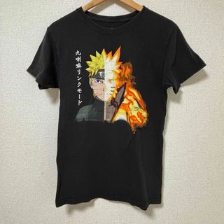 ナルト 2002 ヴィンテージ キャラクター Tシャツ　US古着 ブラック S(Tシャツ/カットソー(半袖/袖なし))