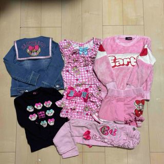 アースマジック(EARTHMAGIC)のアースマジック　デニムセーラー　セット120(Tシャツ/カットソー)