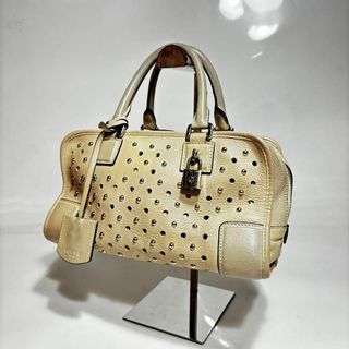 LOEWE - LOEWE アマソナ28 レザー スタッズ パンチング LOEWE - LOEWE アマソナ28 レザー スタッズ パンチング