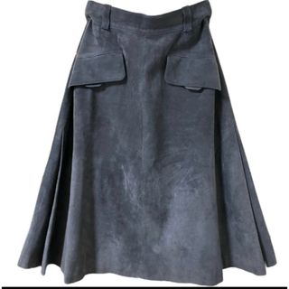 HERMES - HERMES エルメス スカート ネイビーの通販|ラクマ HERMES - HERMES エルメス スカート ネイビーの通販|ラクマ