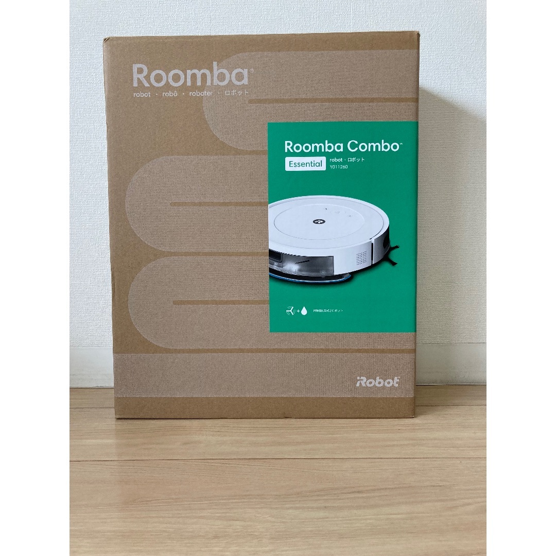 iRobot - アイロボット ルンバコンボエッセンシャル　ホワイト Y011260　長期保証あり