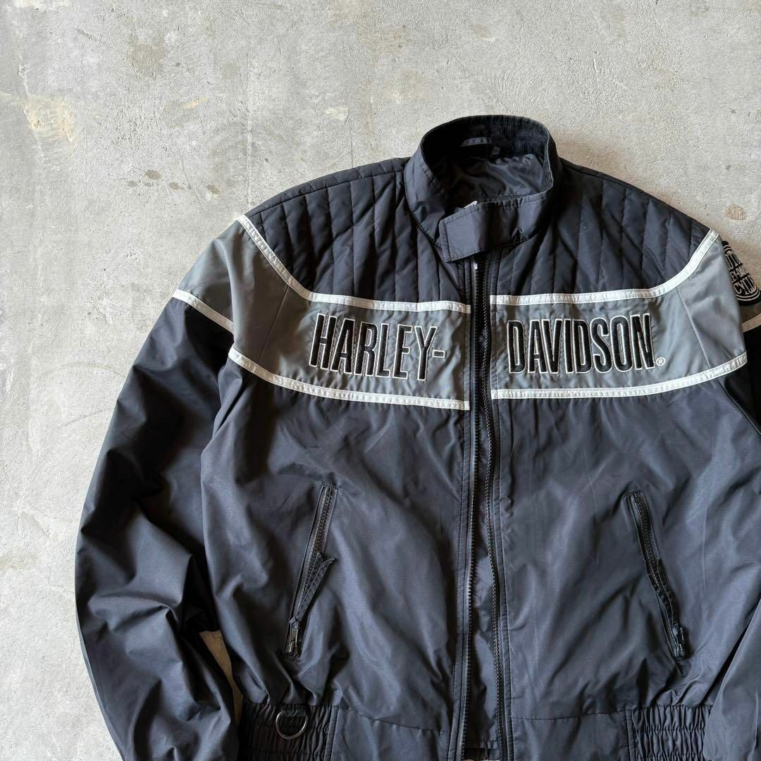 Harley Davidson - 【usa製、短丈ジャケット】ハーレー Harley Davidson - 【usa製、短丈ジャケット】ハーレー