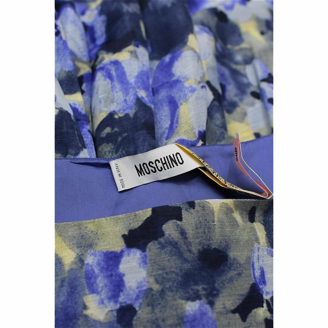 MOSCHINO - P299/MOSCHINO ワンピース ドレス 花柄 シルク MOSCHINO - P299/MOSCHINO ワンピース ドレス 花柄 シルク