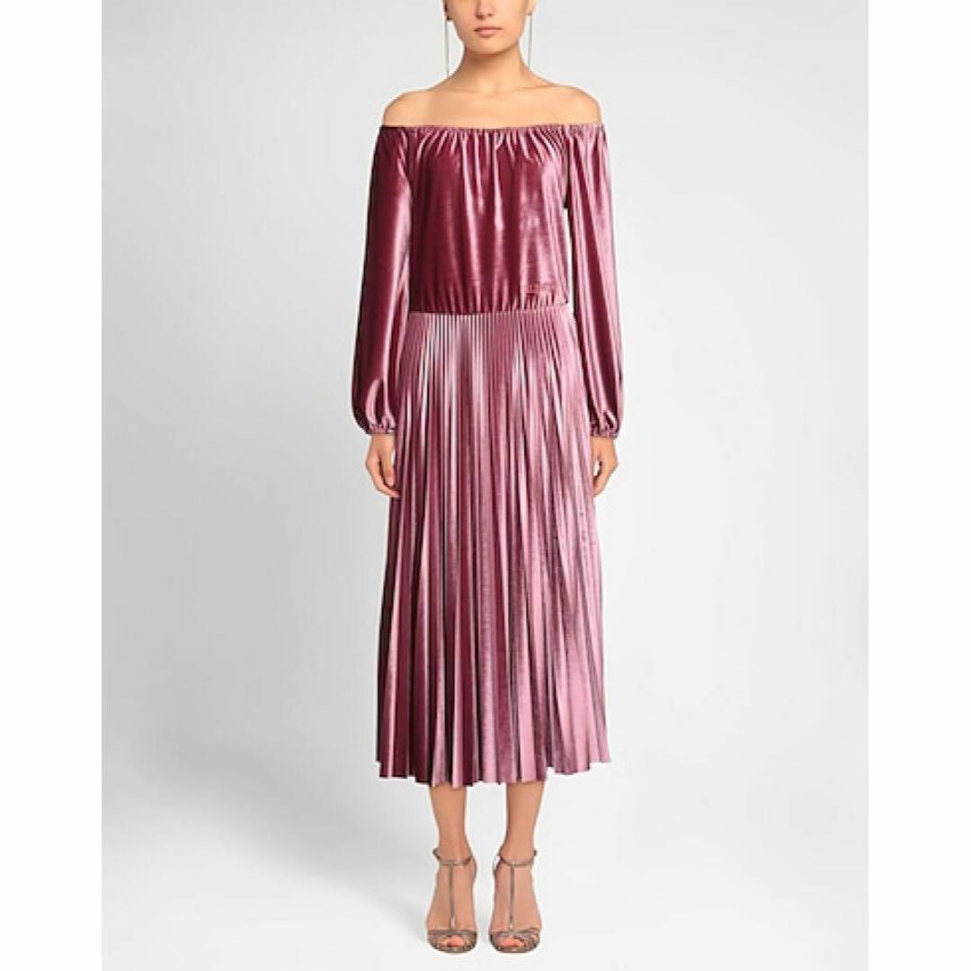 タグ付✨️定価50万 VALENTINO 現行 プリーツ ベルベットドレス タグ付✨️定価50万 VALENTINO 現行 プリーツ ベルベットドレス