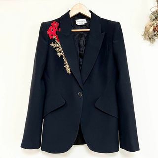 Alexander McQueen(ジャケット/アウター ・ ブラック/黒色系 Alexander McQueen(ジャケット/アウター ・ ブラック/黒色系