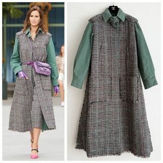 CHANEL - ☆CHANEL☆極美品☆ライオンボタン☆ツイード CHANEL - ☆CHANEL☆極美品☆ライオンボタン☆ツイード