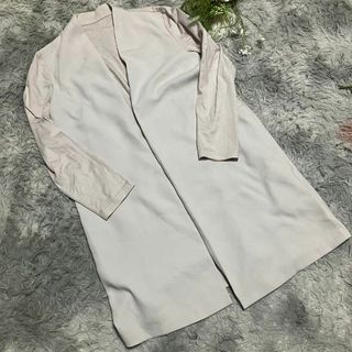 ラエフ(la.f…)の【la.f...】ライトグレー ロングスプリングコート　S(スプリングコート)