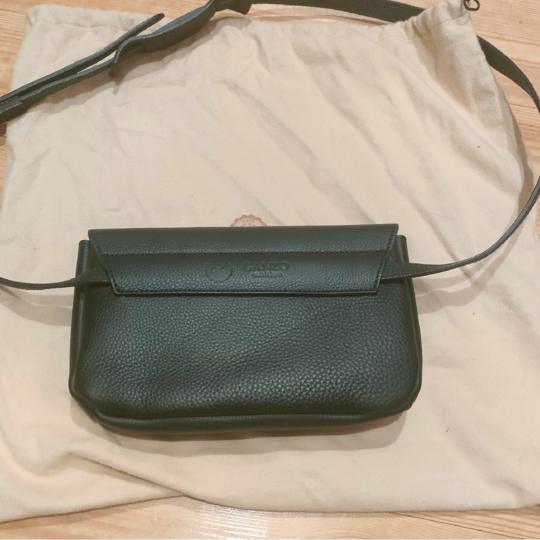 GANZO - GANZO フレンチカーフ ミニショルダーバッグ クラッチ GANZO - GANZO フレンチカーフ ミニショルダーバッグ クラッチ