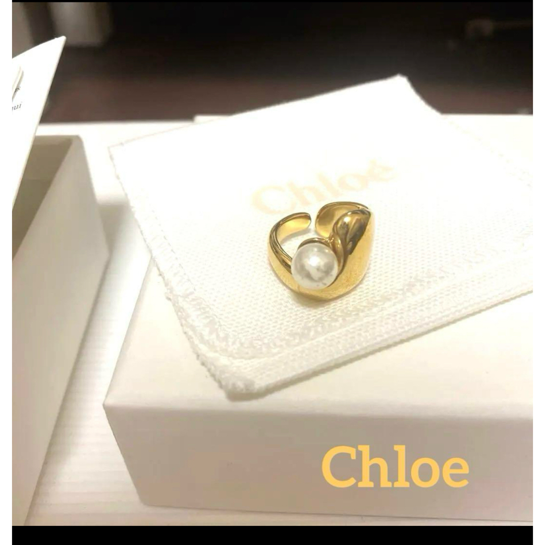 Chloe - Chloe クロエ　指輪　パールゴールド　リング