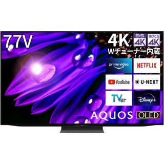 SHARP - 【早期取引希望】SHARP AQUOS 4T-C77EQ1 77型 2022年製 SHARP - 【早期取引希望】SHARP AQUOS 4T-C77EQ1 77型 2022年製